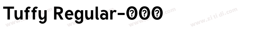 Tuffy Regular字体转换